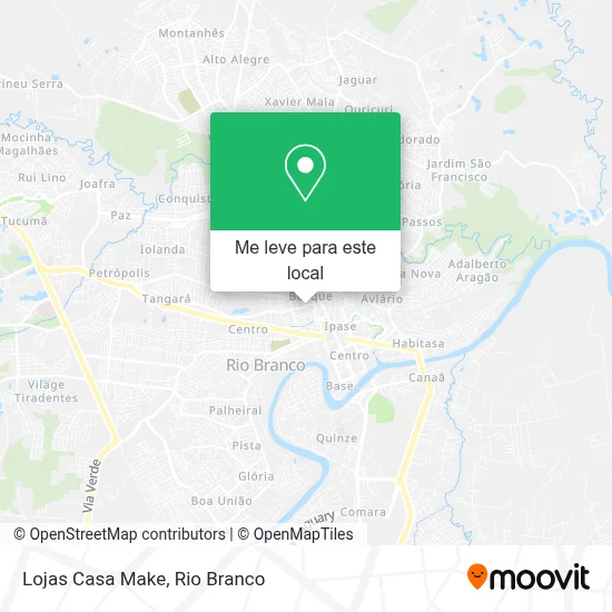 Lojas Casa Make mapa