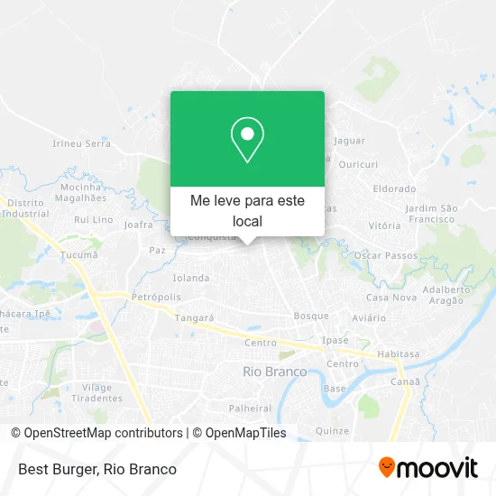 Best Burger mapa