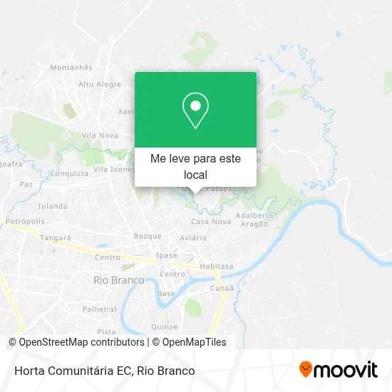 Horta Comunitária EC mapa