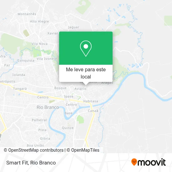 Smart Fit mapa