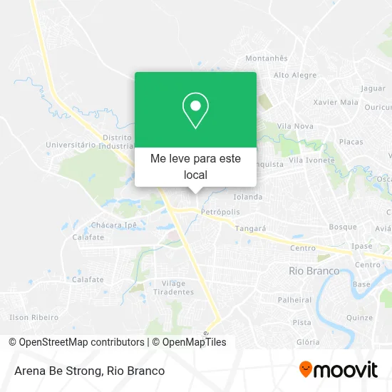 Arena Be Strong mapa