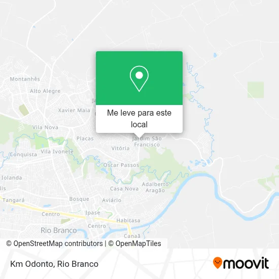 Km Odonto mapa
