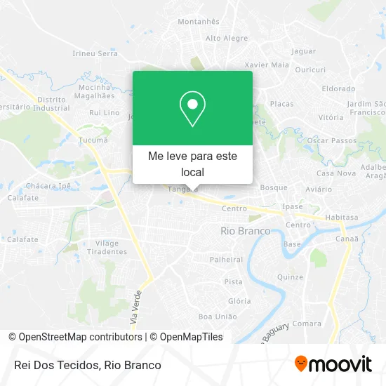 Rei Dos Tecidos mapa