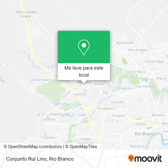 Conjunto Rui Lino mapa