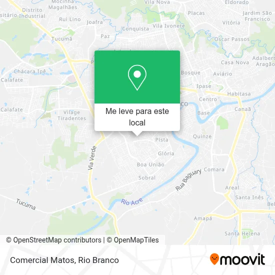 Comercial Matos mapa