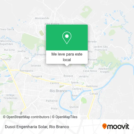 Dusol Engenharia Solar mapa