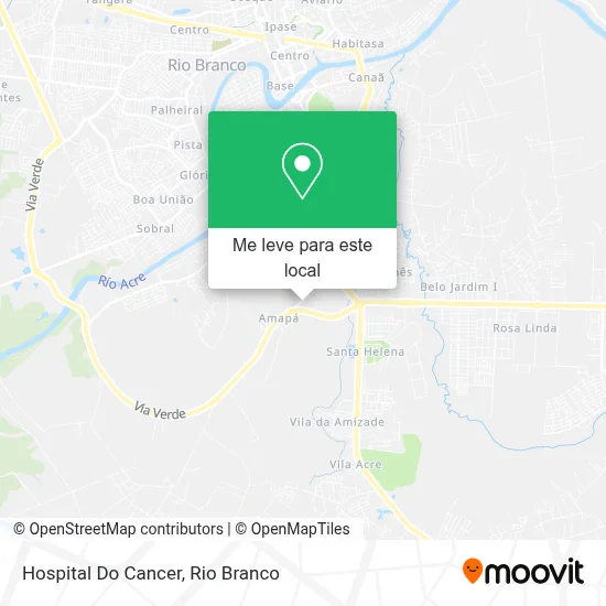 Hospital Do Cancer mapa