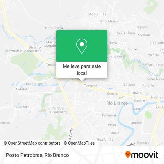 Posto Petrobras mapa