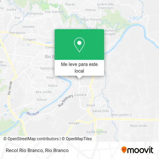 Recol Rio Branco mapa