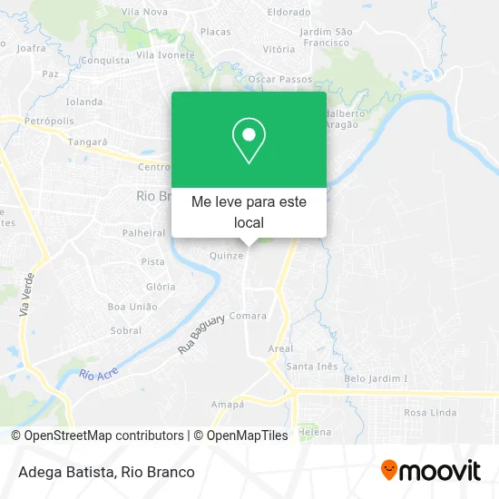 Adega Batista mapa