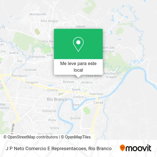 J P Neto Comercio E Representacoes mapa