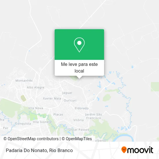 Padaria Do Nonato mapa