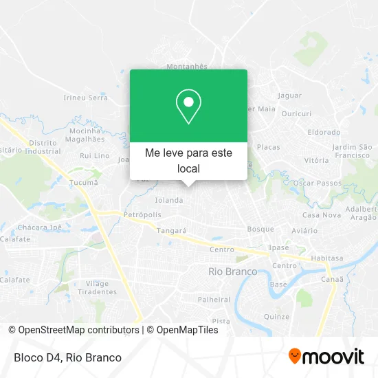 Bloco D4 mapa