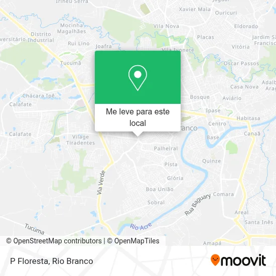 P Floresta mapa