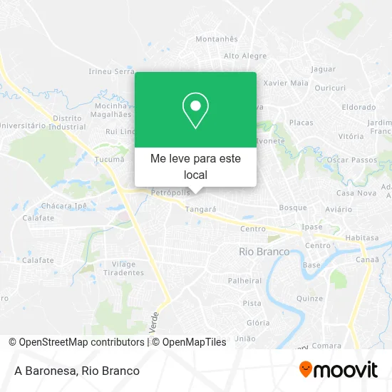 A Baronesa mapa