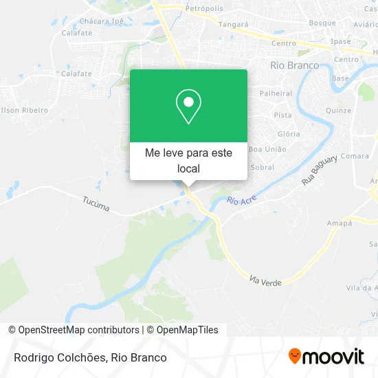 Rodrigo Colchões mapa