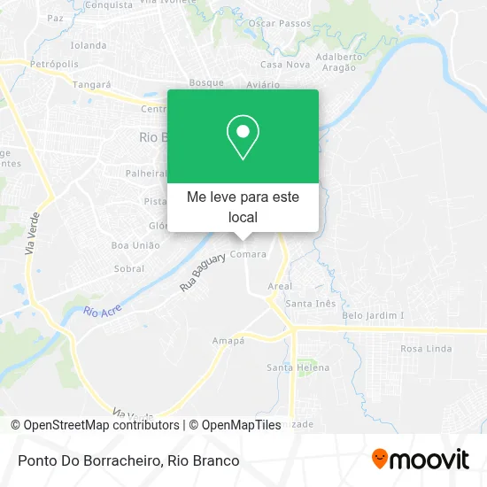 Ponto Do Borracheiro mapa