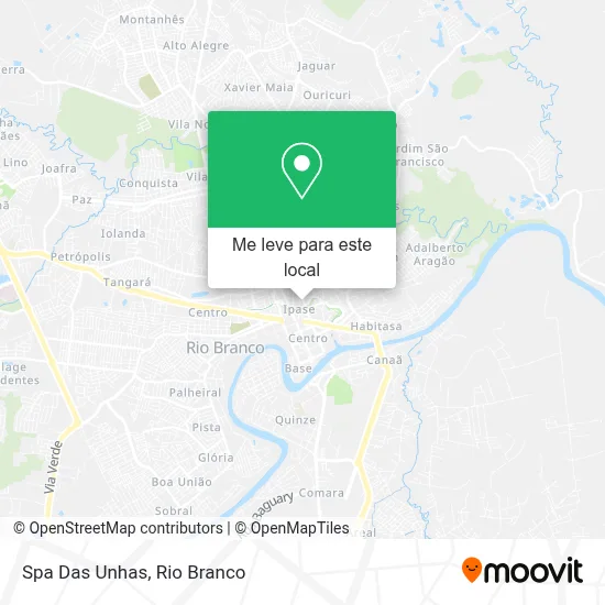 Spa Das Unhas mapa