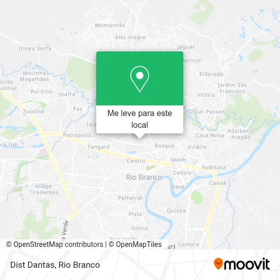 Dist Dantas mapa