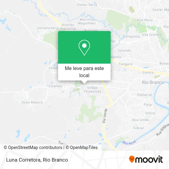 Luna Corretora mapa