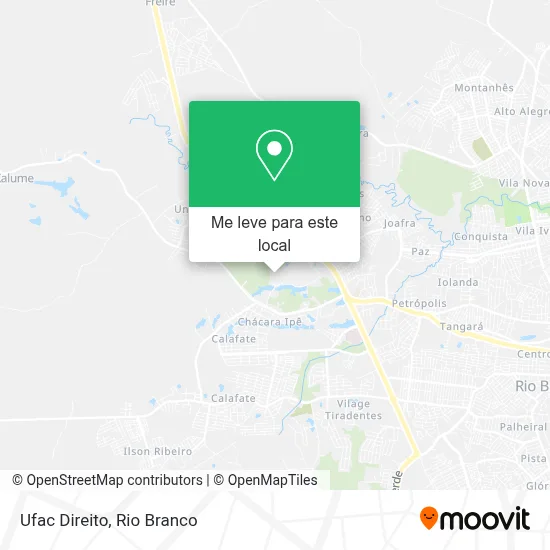 Ufac Direito mapa