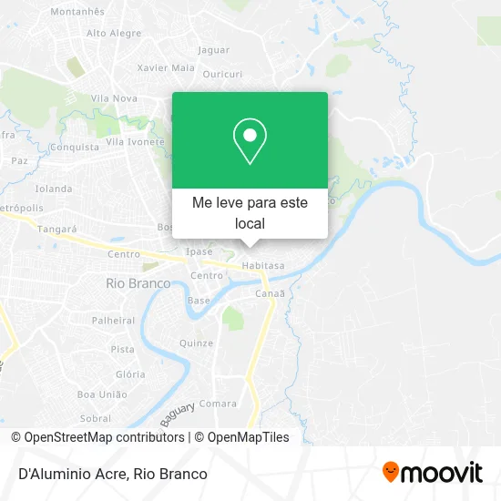 D'Aluminio Acre mapa