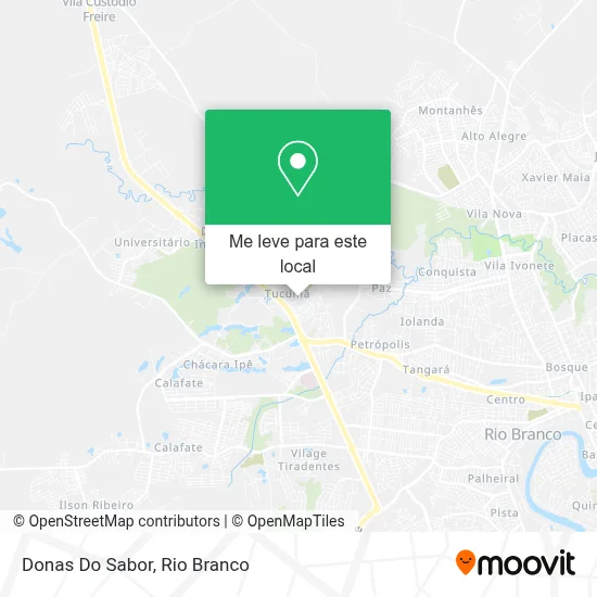 Donas Do Sabor mapa