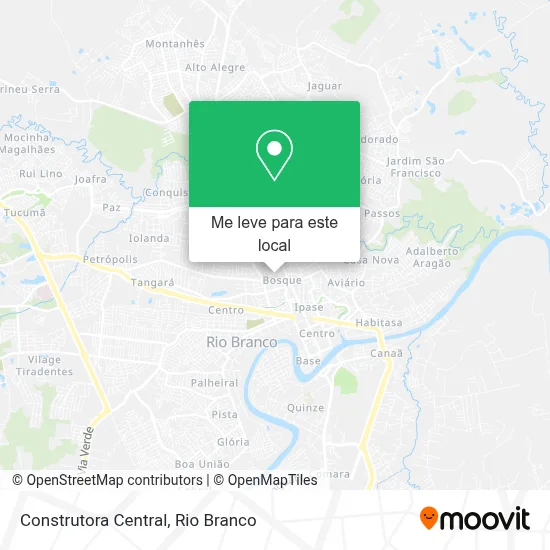 Construtora Central mapa