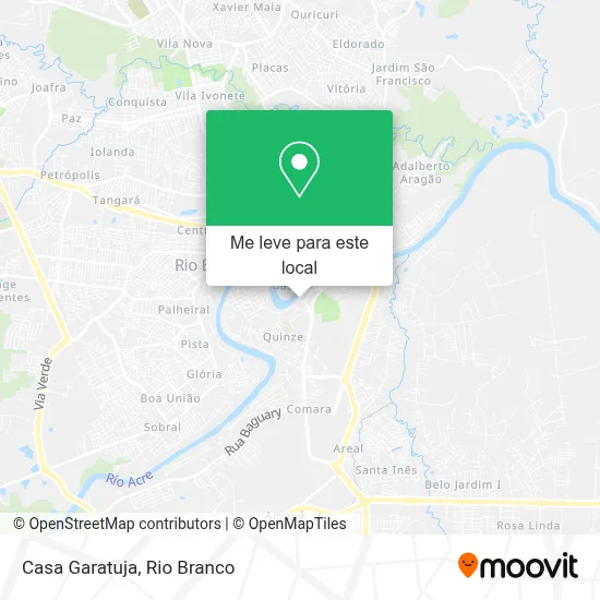 Casa Garatuja mapa