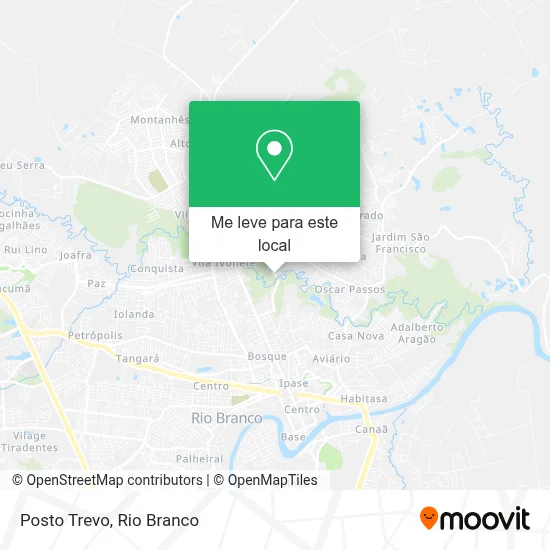 Posto Trevo mapa