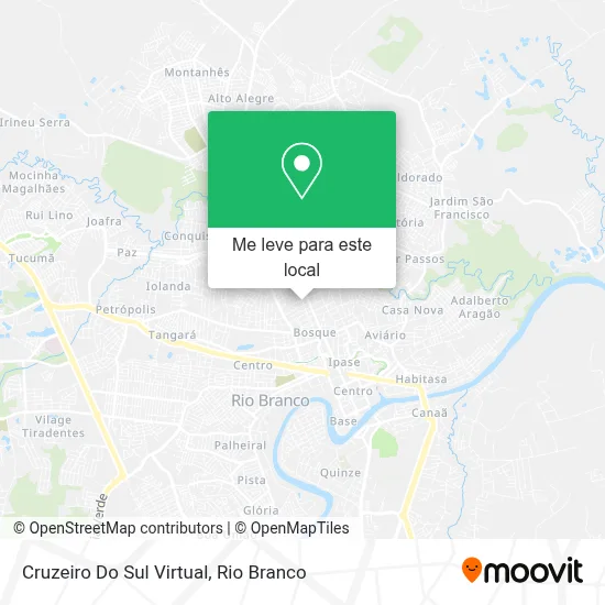 Cruzeiro Do Sul Virtual mapa