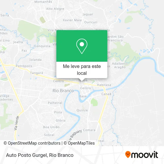 Auto Posto Gurgel mapa