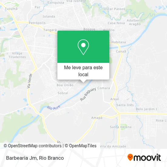 Barbearia Jm mapa