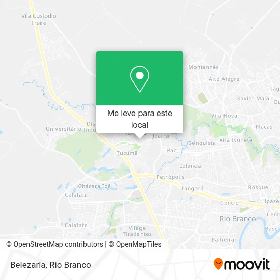 Belezaria mapa