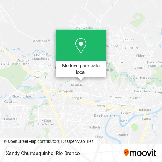 Xandy Churrasquinho mapa