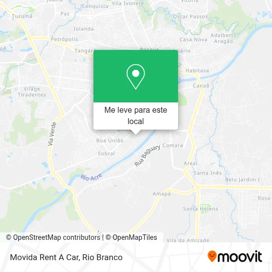Movida Rent A Car mapa