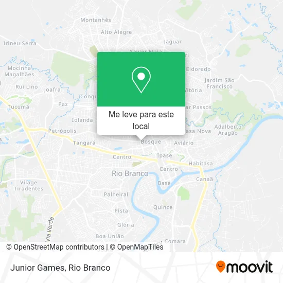 Junior Games mapa