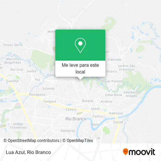 Lua Azul mapa