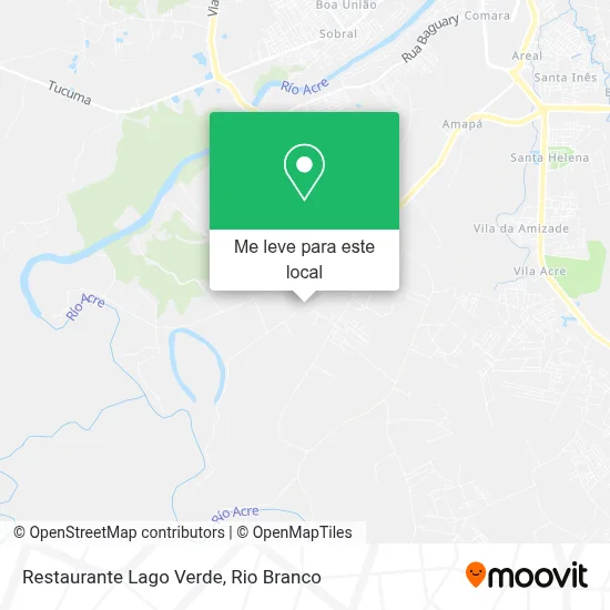 Restaurante Lago Verde mapa