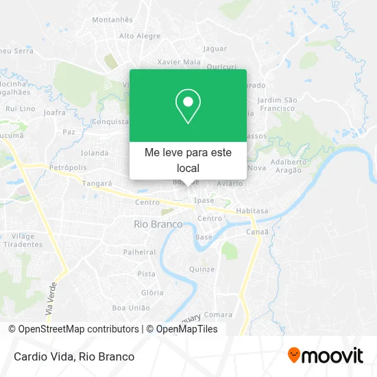 Cardio Vida mapa