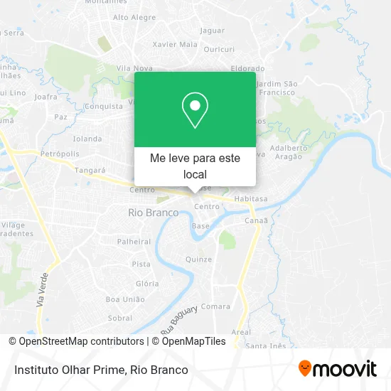 Instituto Olhar Prime mapa