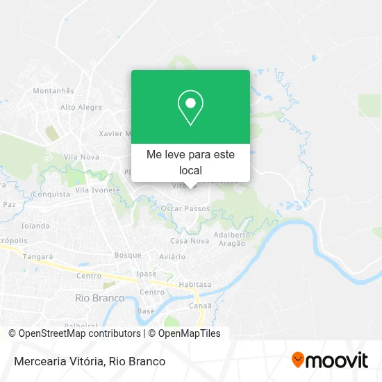 Mercearia Vitória mapa