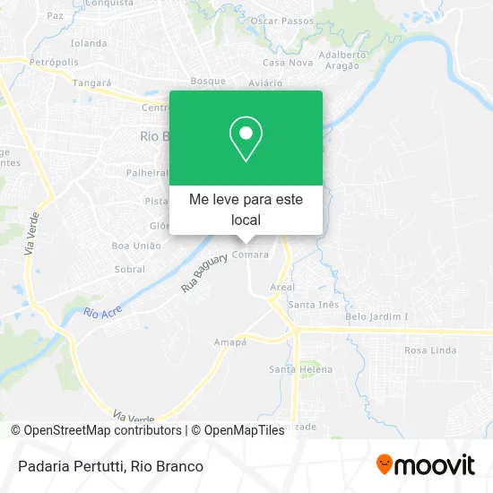 Padaria Pertutti mapa