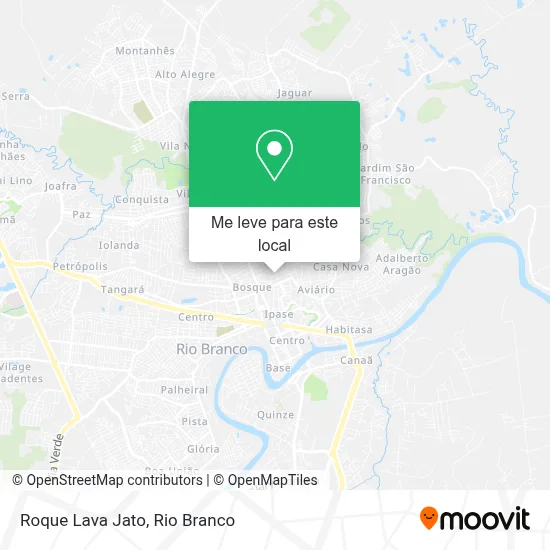 Roque Lava Jato mapa
