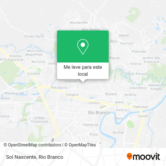 Sol Nascente mapa