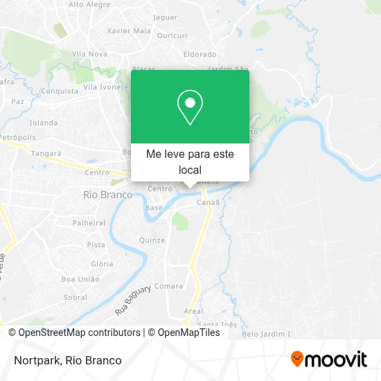 Nortpark mapa
