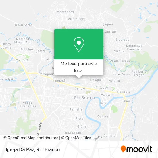 Igreja Da Paz mapa