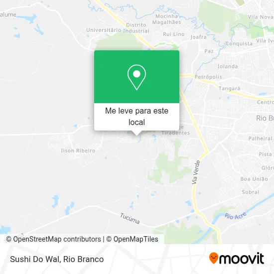Sushi Do Wal mapa