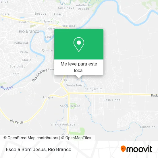 Escola Bom Jesus mapa