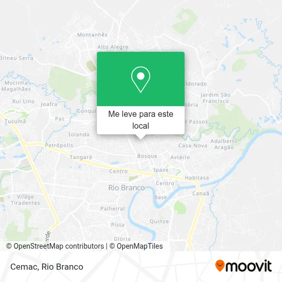 Cemac mapa